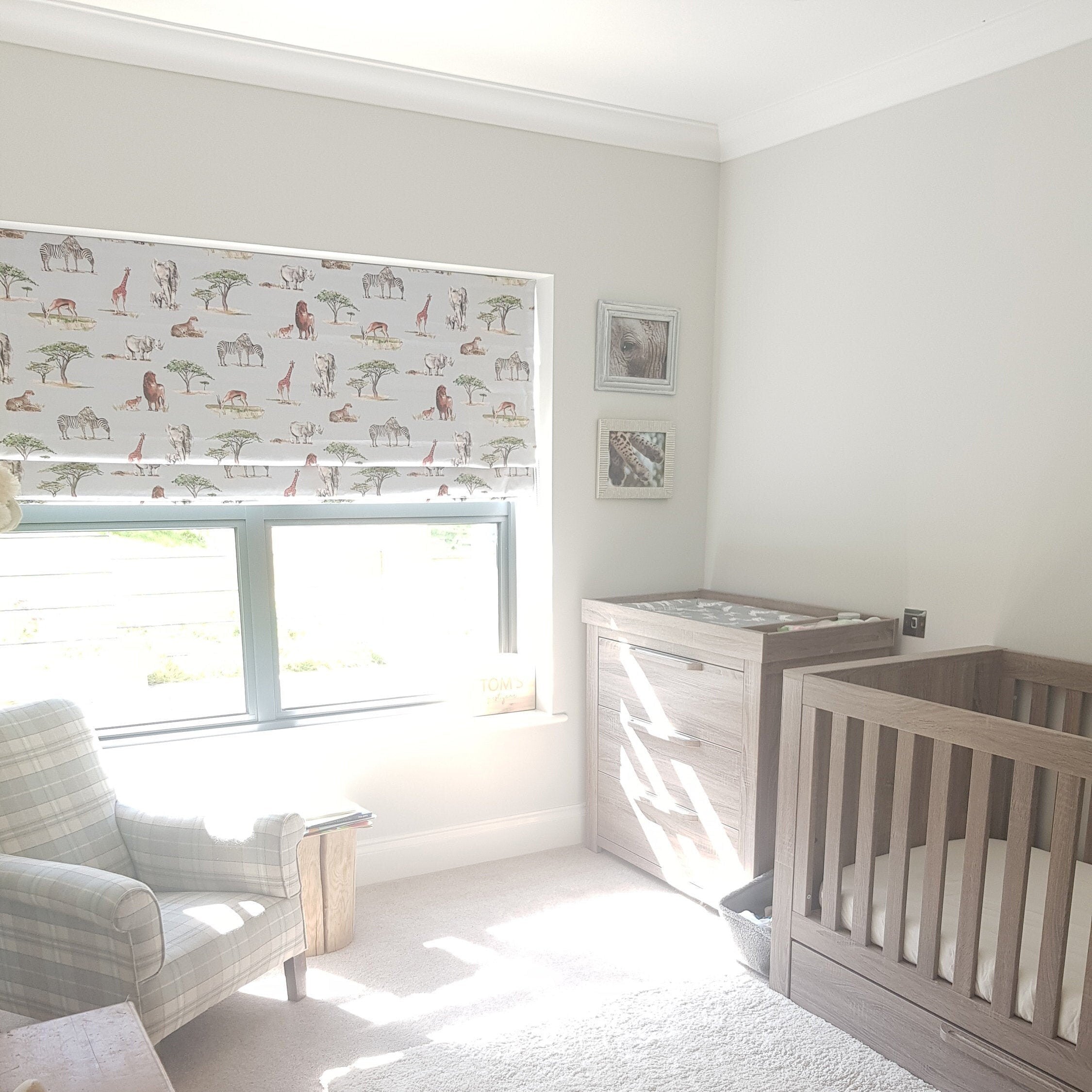Safari Animals Children's Cotton Curtain Fabric