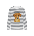 The Snack Seeker Stripes – Fox Red Labrador Breton Top