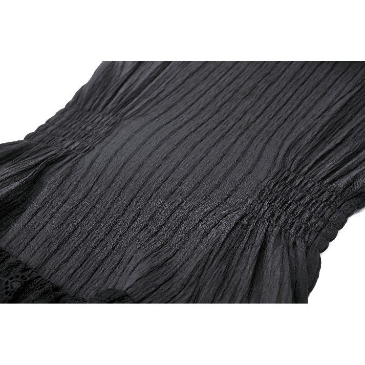 Dark in Love Diya Sleeveless Tiered Goth Dress