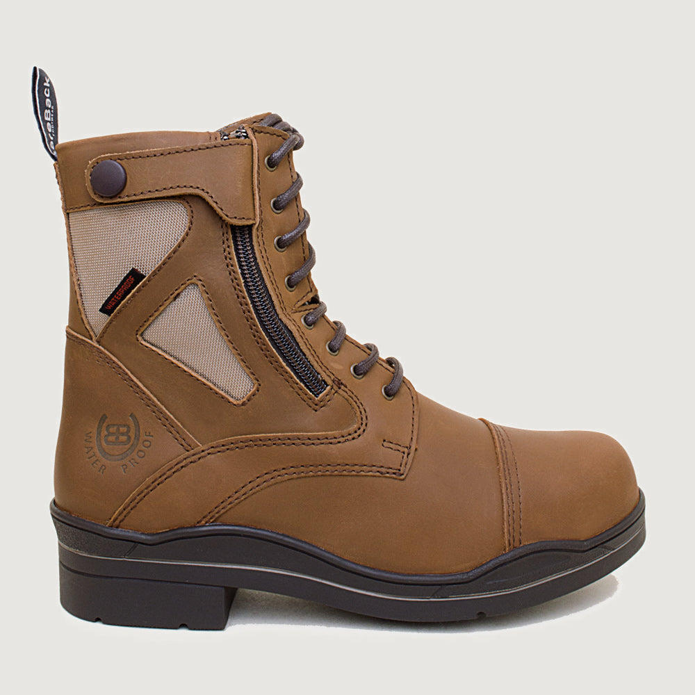 Kentucky Storm Waterproof Jodhpur Boots - Mocha