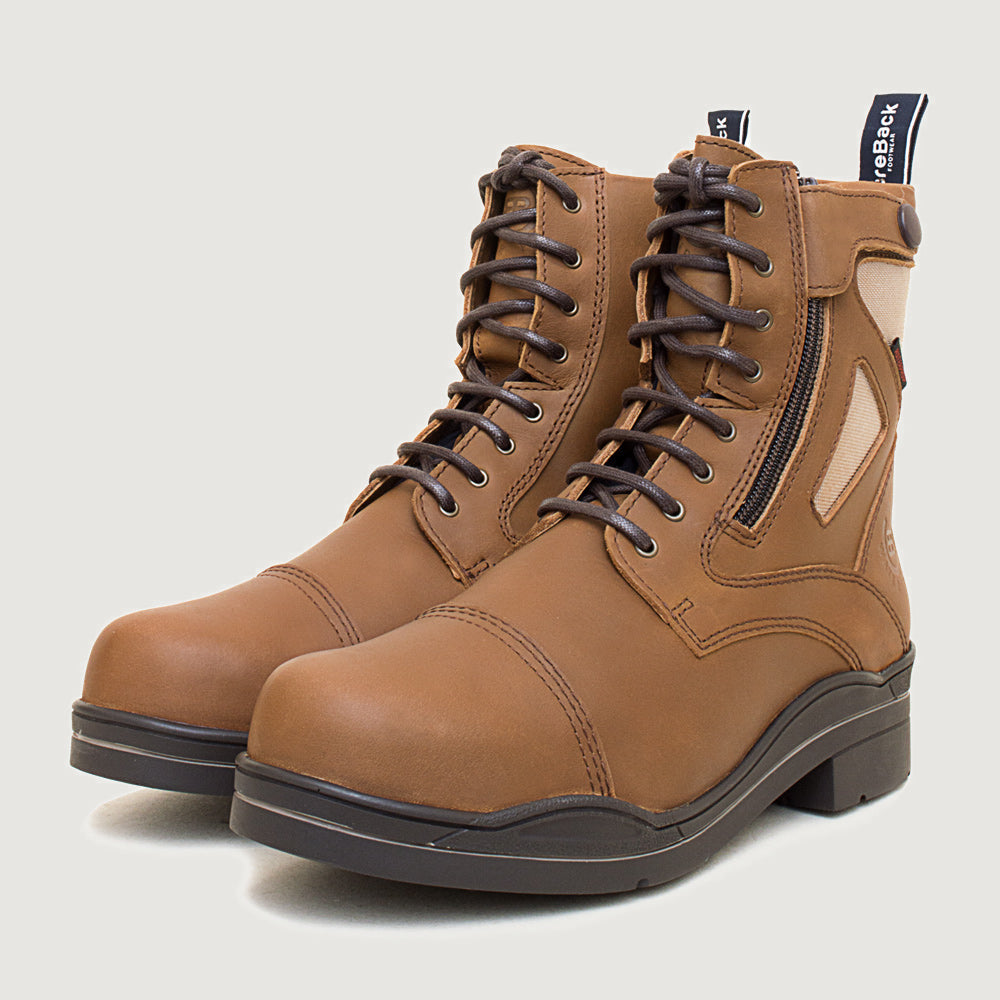 Kentucky Storm Waterproof Jodhpur Boots - Mocha