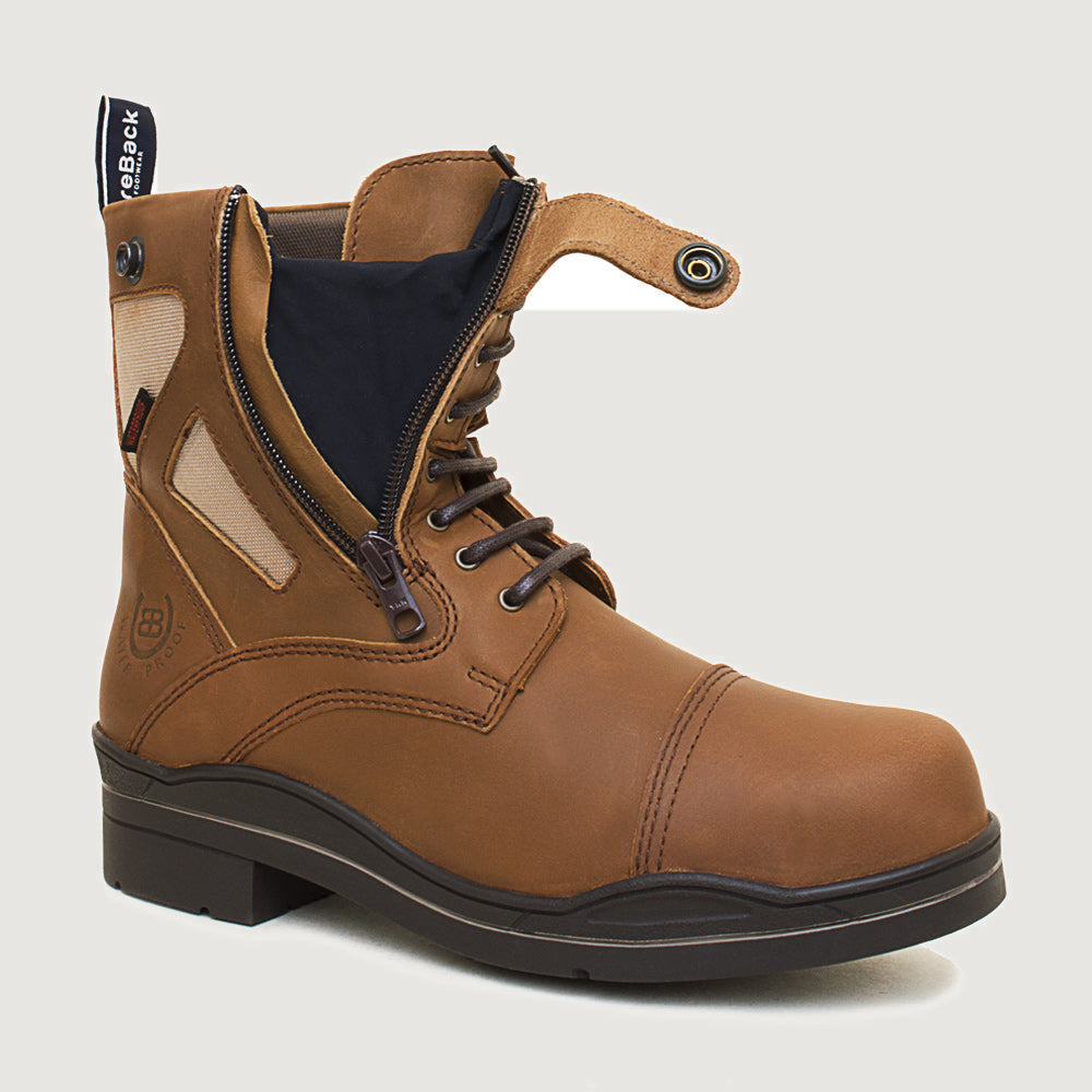 Kentucky Storm Waterproof Jodhpur Boots - Mocha