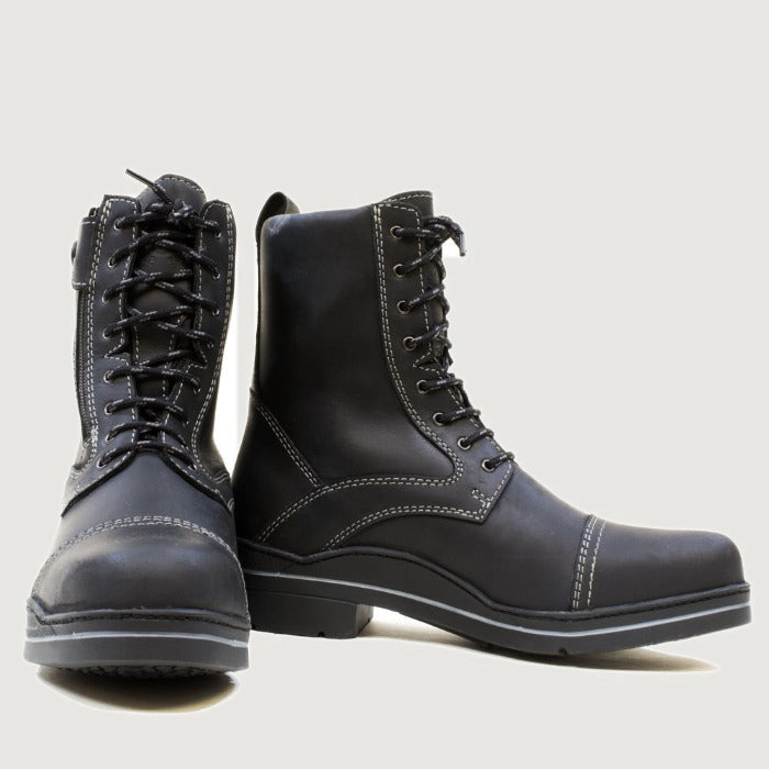 Kentucky Storm Waterproof Jodhpur Boots - Black