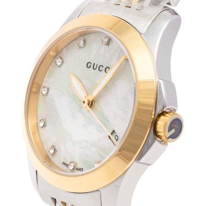 Gucci watch Ladies 27mm YA126513 Mother Of Pearl