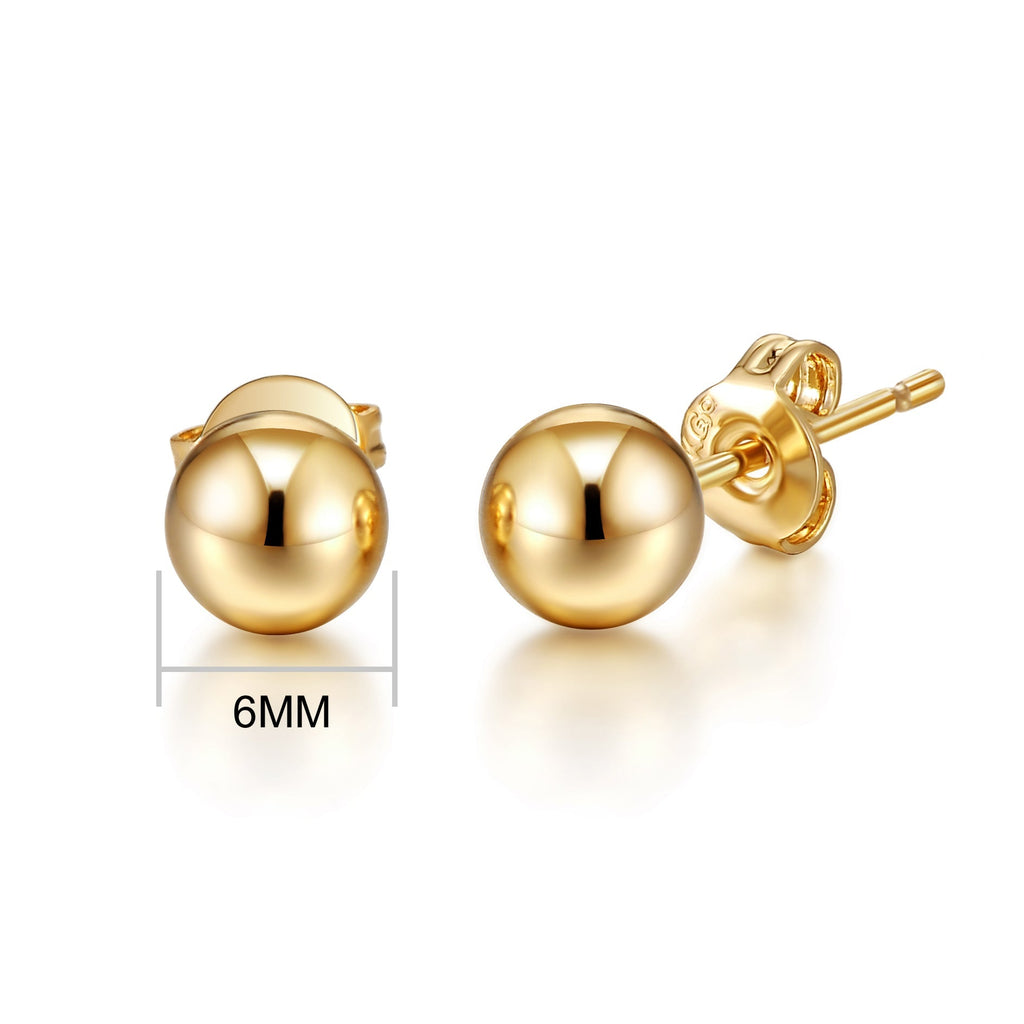 5 Pairs of 18k Gold Plated Earrings