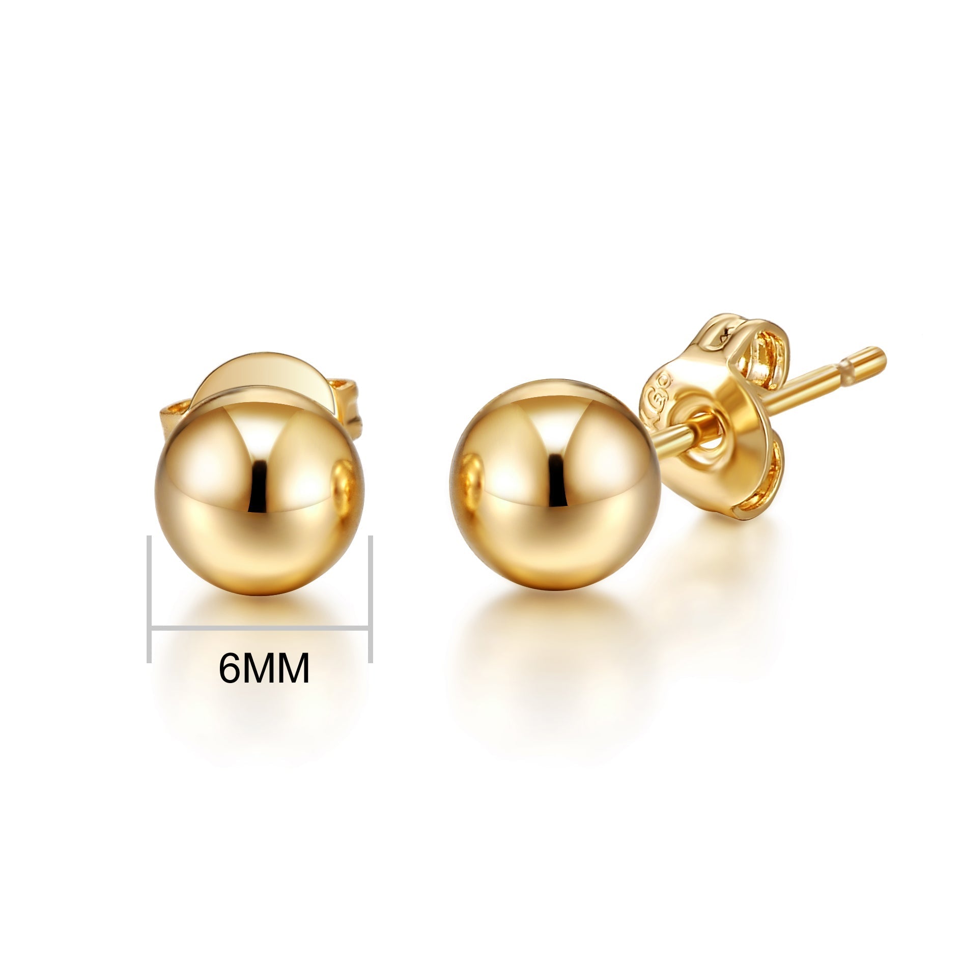 5 Pairs of 18k Gold Plated Earrings