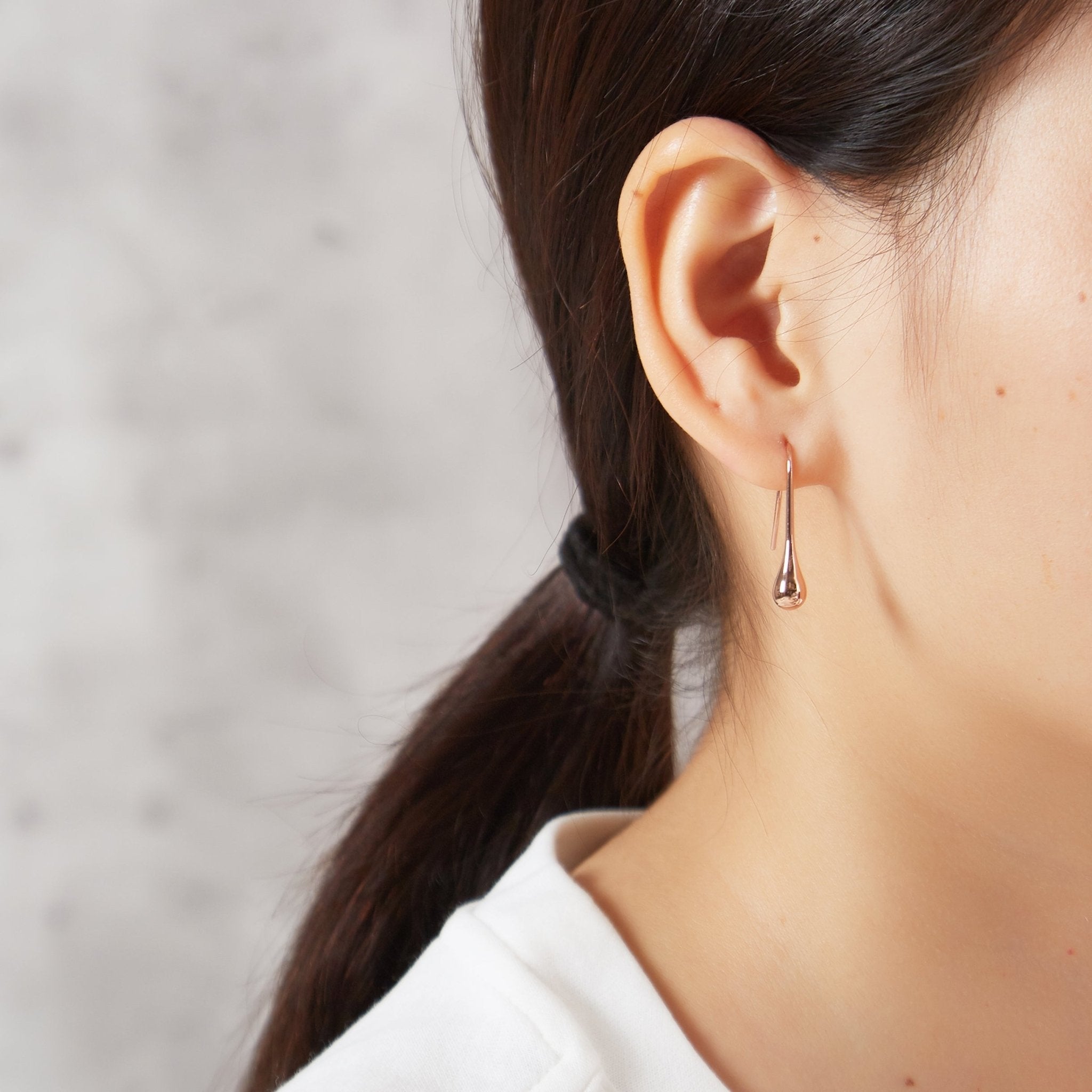 5 Pairs of Rose Gold Plated Earrings