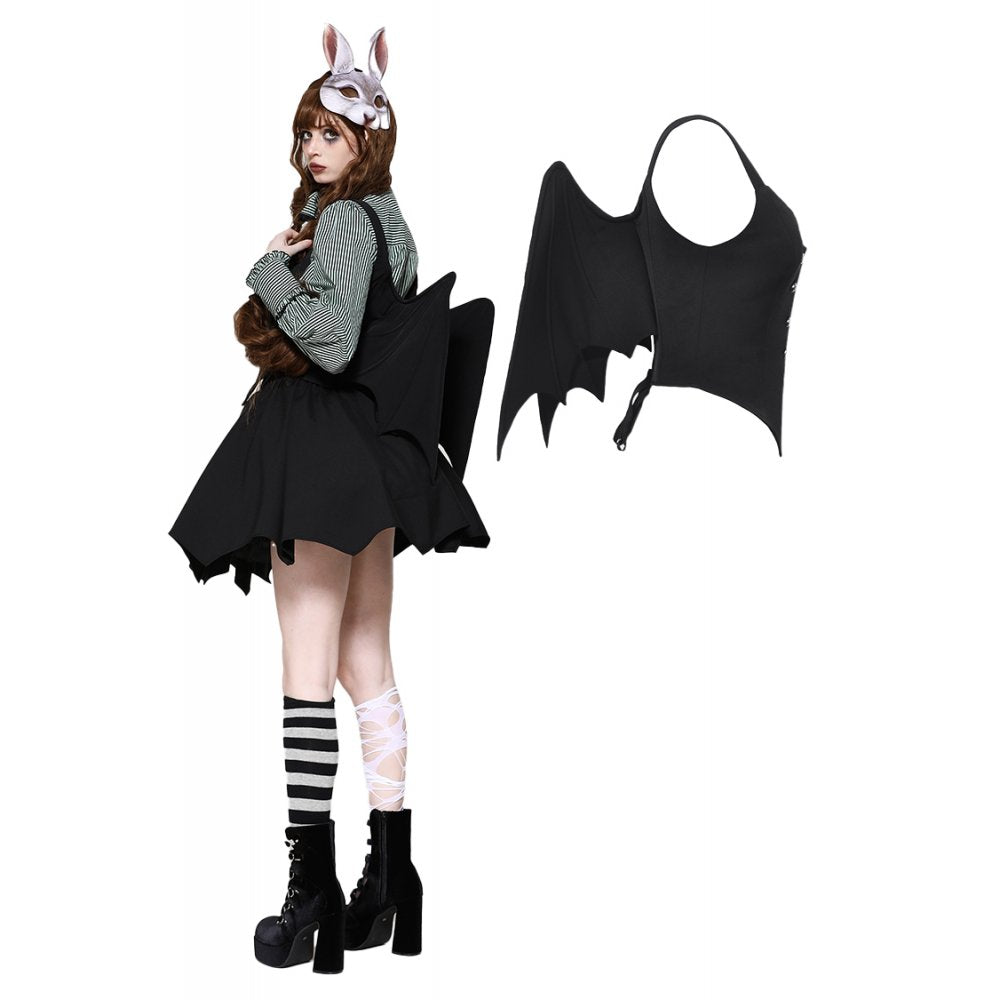 Dark In Love Vespertilio Bat Wing Vest - Gothic Waistcoat