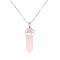 Rose Quartz Genuine Gemstone Necklace