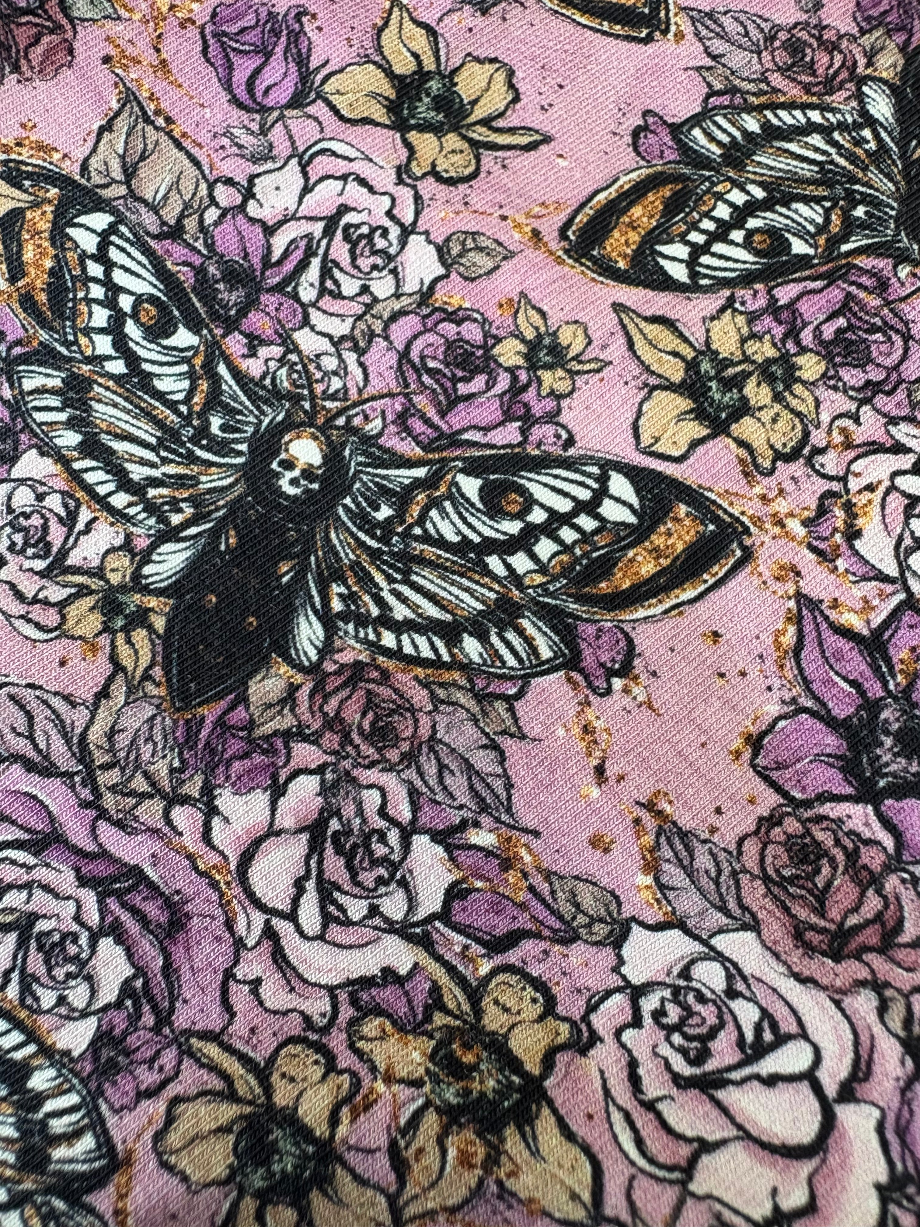 Jersey Suit - Purple Moths