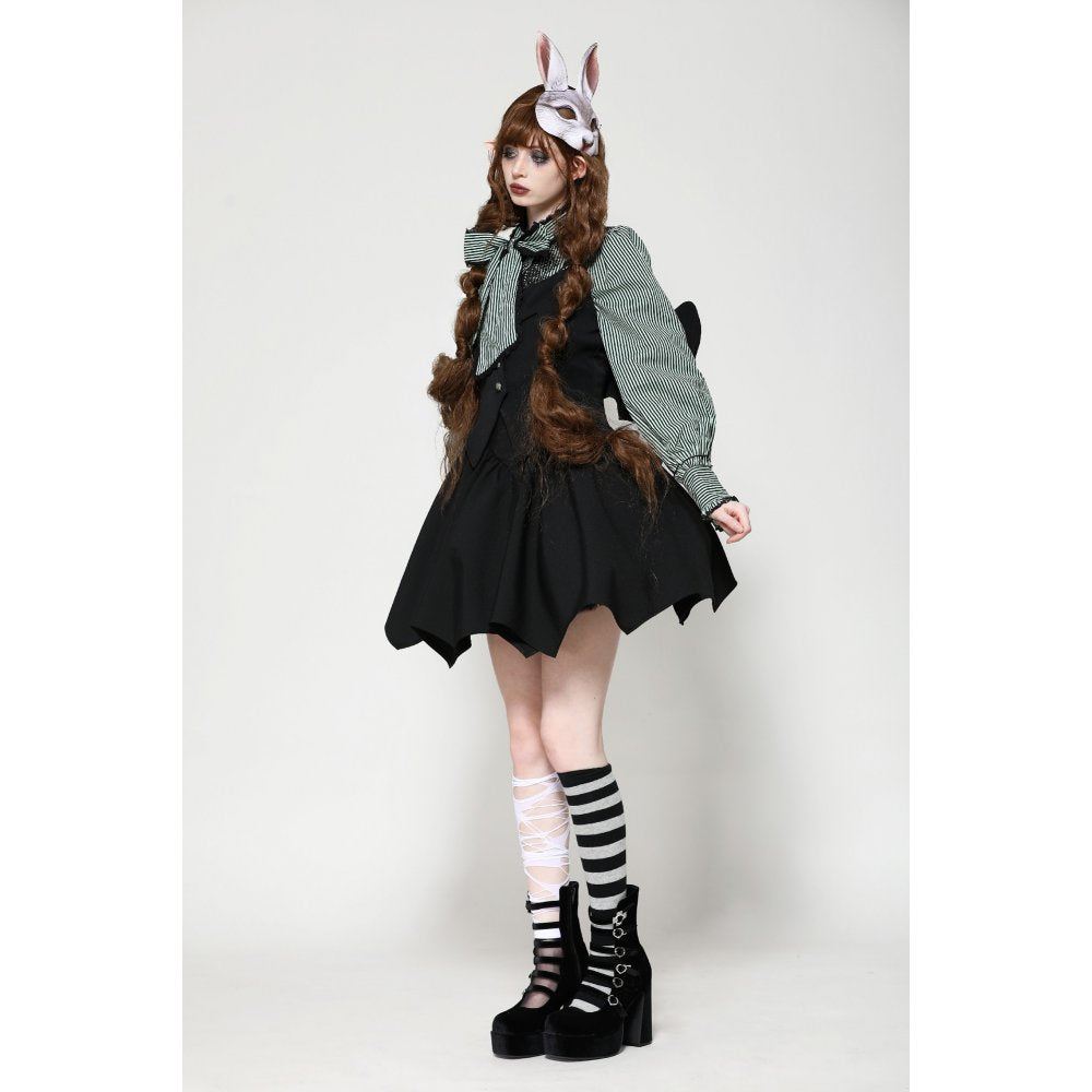 Dark In Love Vespertilio Bat Wing Vest - Gothic Waistcoat
