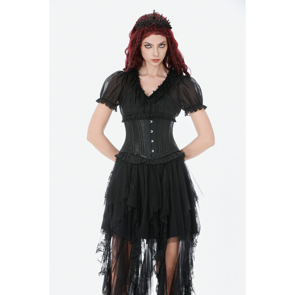 Dark In Love Evelina Metal-Boned Waist Corset