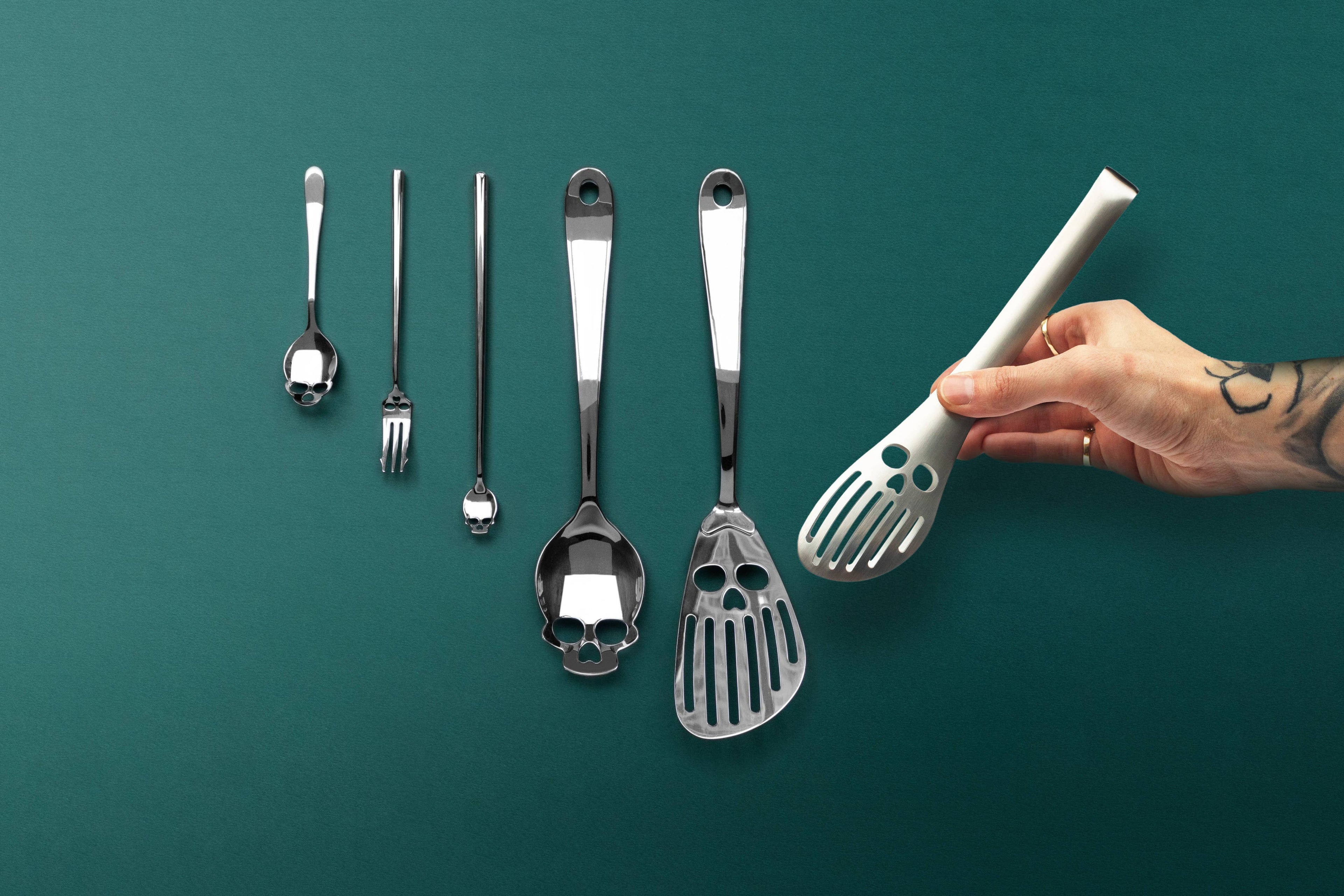 Gothic Gift Skull Kitchen Spatula