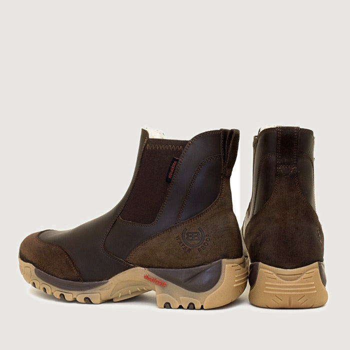 Ottawa Storm Waterproof Short Boots - Brown