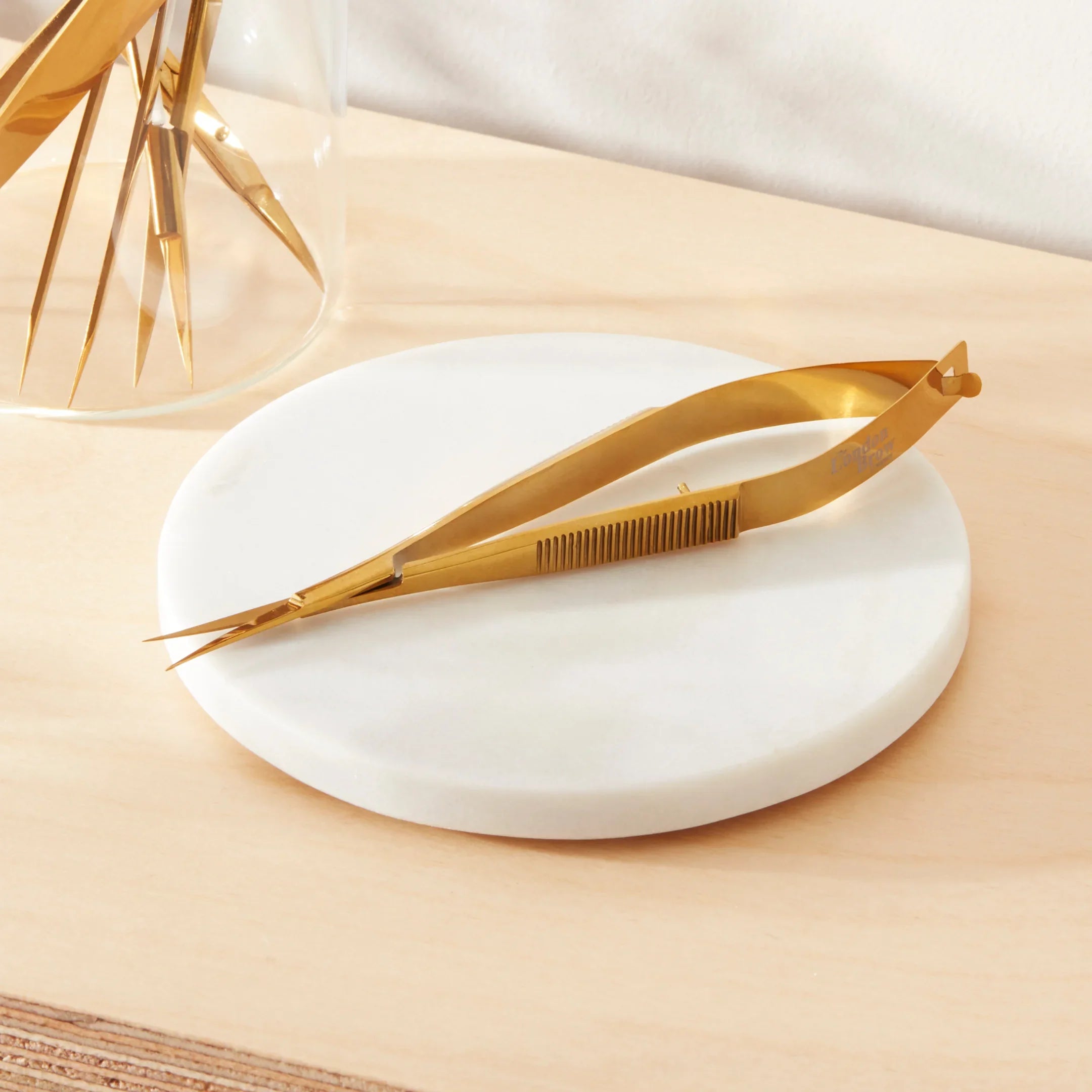 Gold Spring Brow Scissors