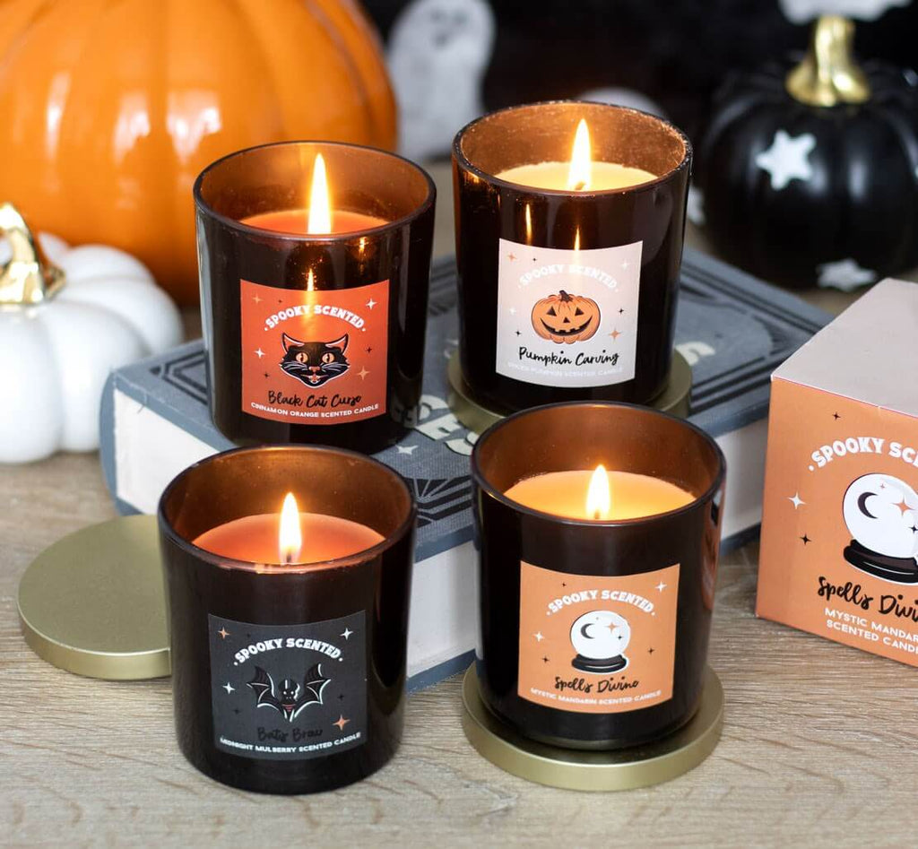Gothic Gifts Bats Brew Midnight Mulberry Candle