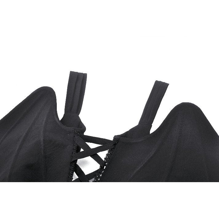 Dark In Love Vespertilio Bat Wing Vest - Gothic Waistcoat