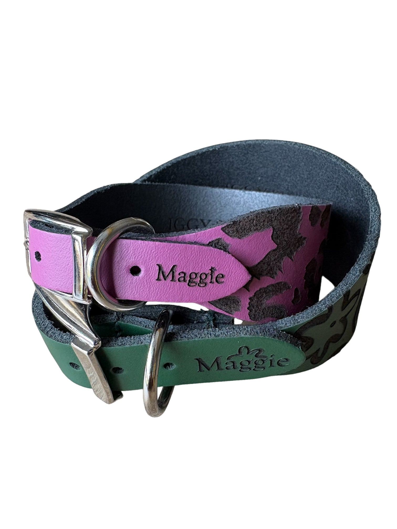 Leather Collar - Leopard