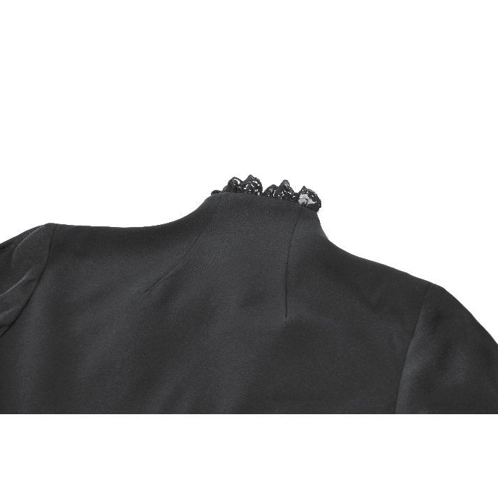 Dark in Love Erzsébet Dramatic Lace Gothic Cape Shrug