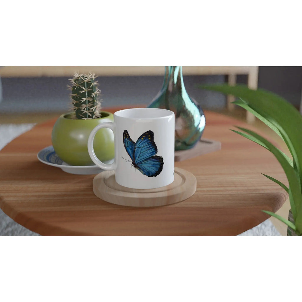Blue Butterfly Mug – Charity Wildlife Art