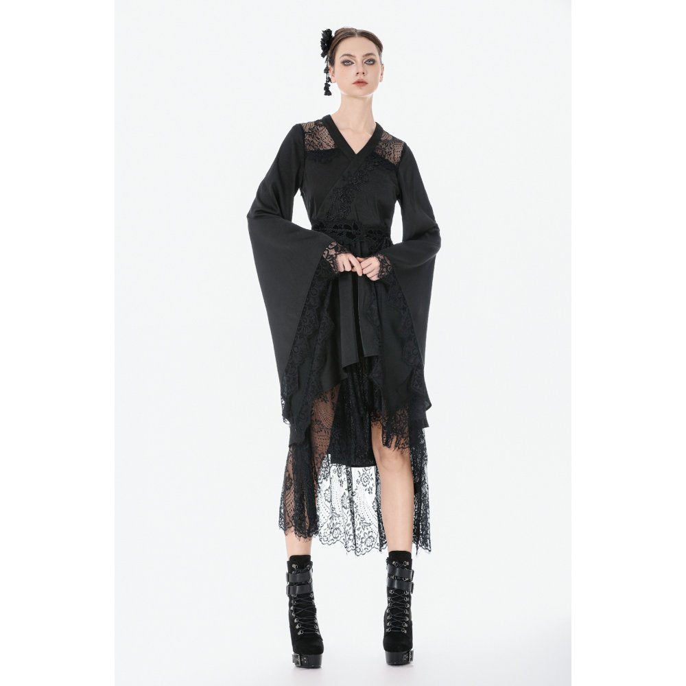 Dark in Love Selene Gothic Kimono Tail Dress
