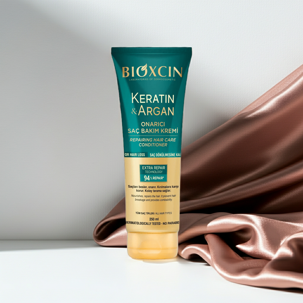 Bioxcin Keratin & Argan Repairing Conditioner for Dry and Damaged Hair