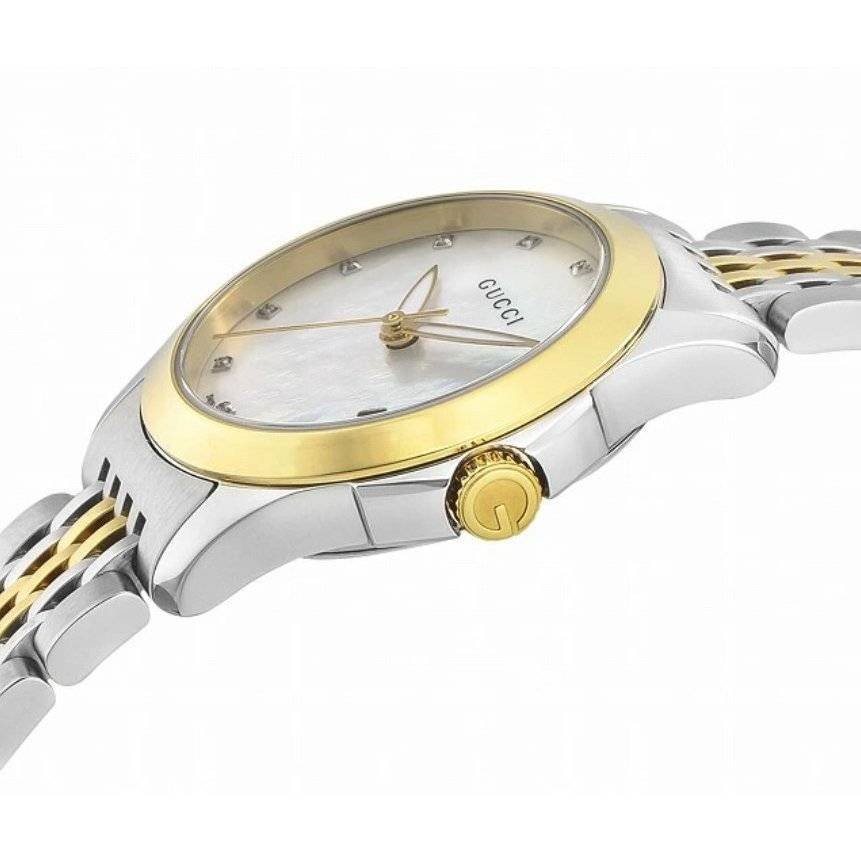 Gucci watch Ladies 27mm YA126513 Mother Of Pearl