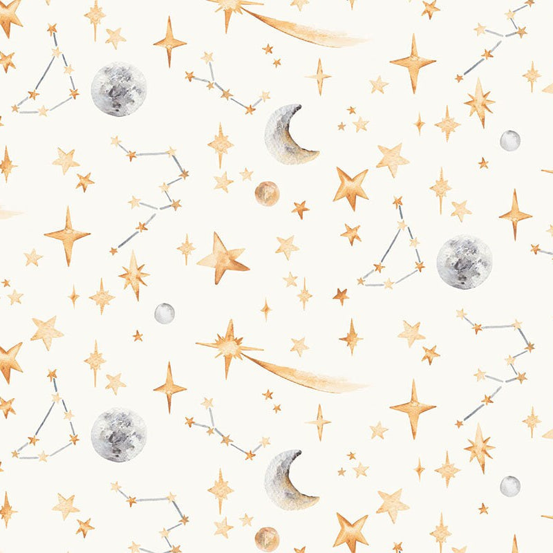 Watercolour Stars & Constellation Wallpaper | Celestial Night Sky
