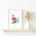 Toadstool Fairy Fine Art Print