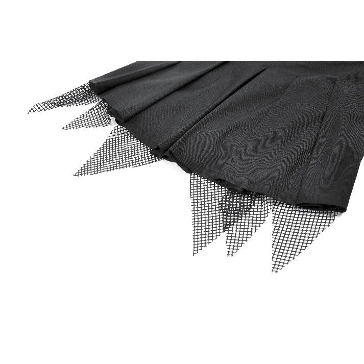 Dark in Love Punk Mesh Layered Skort Shorts