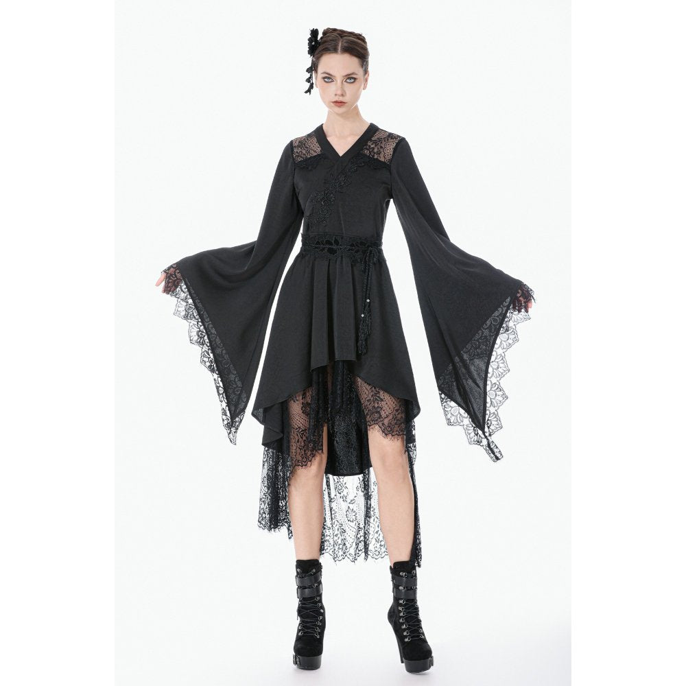 Dark in Love Selene Gothic Kimono Tail Dress