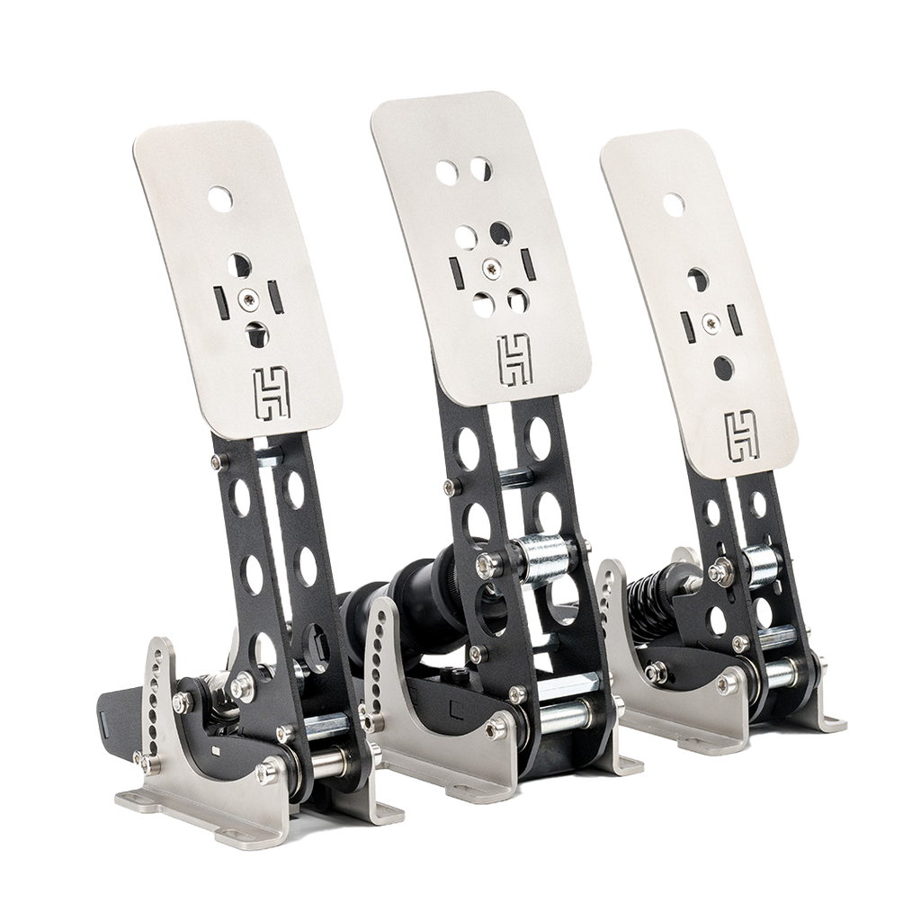 Heusinkveld Sprint 3-Pedal Set (Black) – Professional Sim Racing Brake, Throttle & Clutch | Load Cell Precision