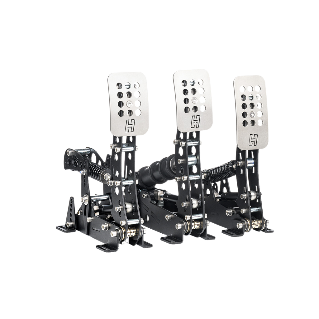 Heusinkveld Sim Pedals Ultimate+ 3-Pedal Set (Black) – Professional Hydraulic Brake, Throttle & Clutch for Elite Sim Racing
