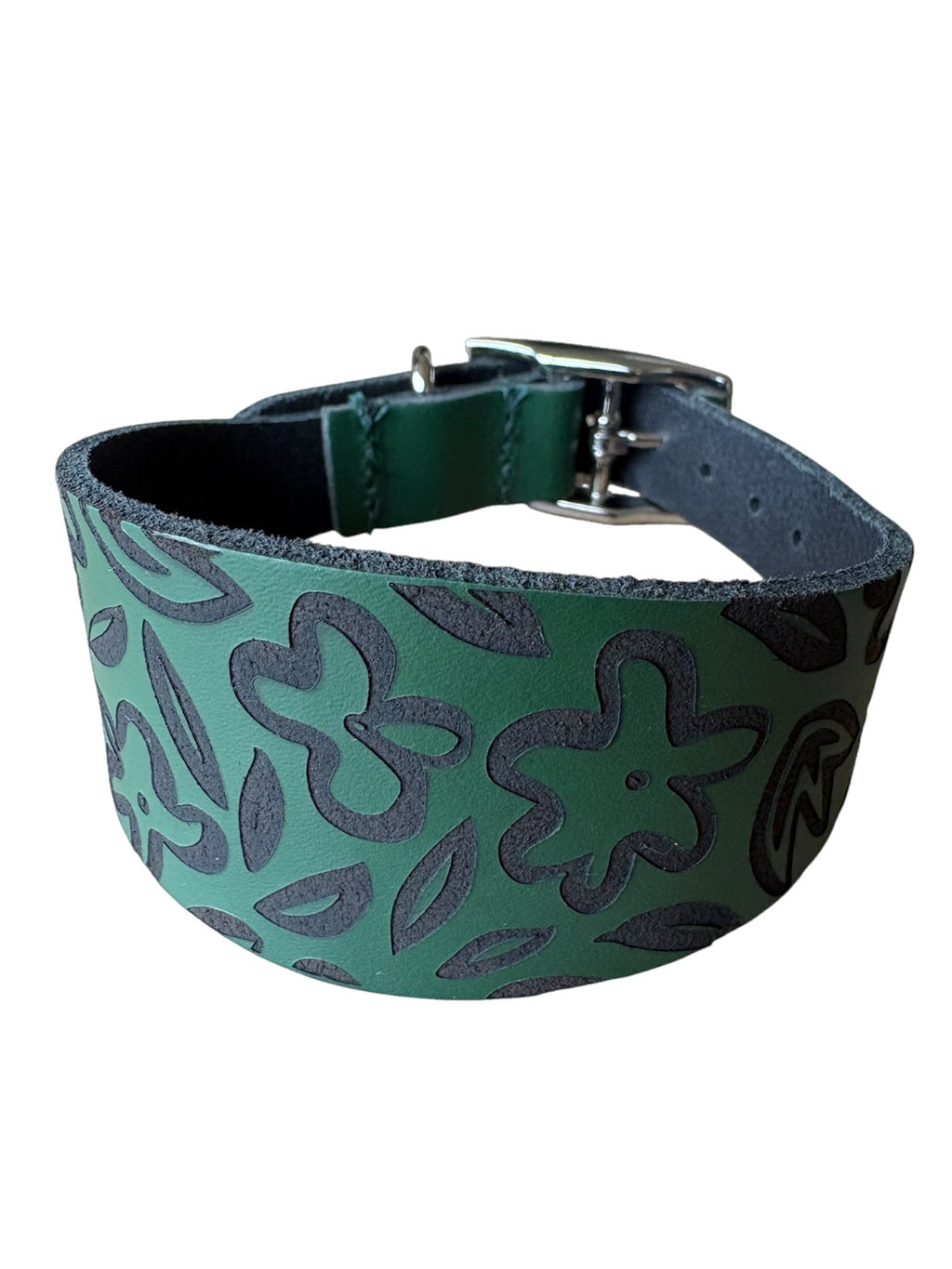 Leather Collar - Botanical