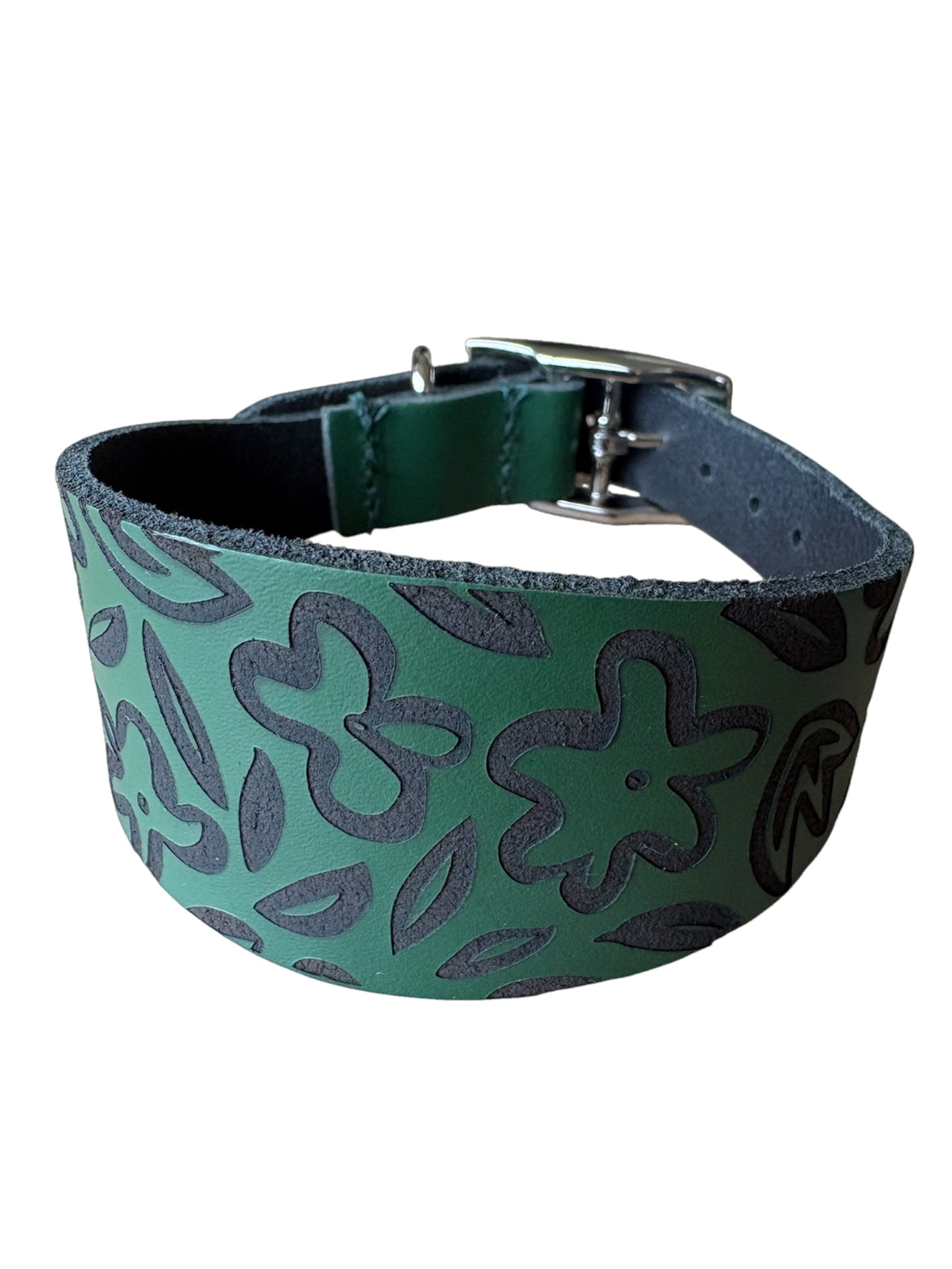 Leather Collar - Botanical