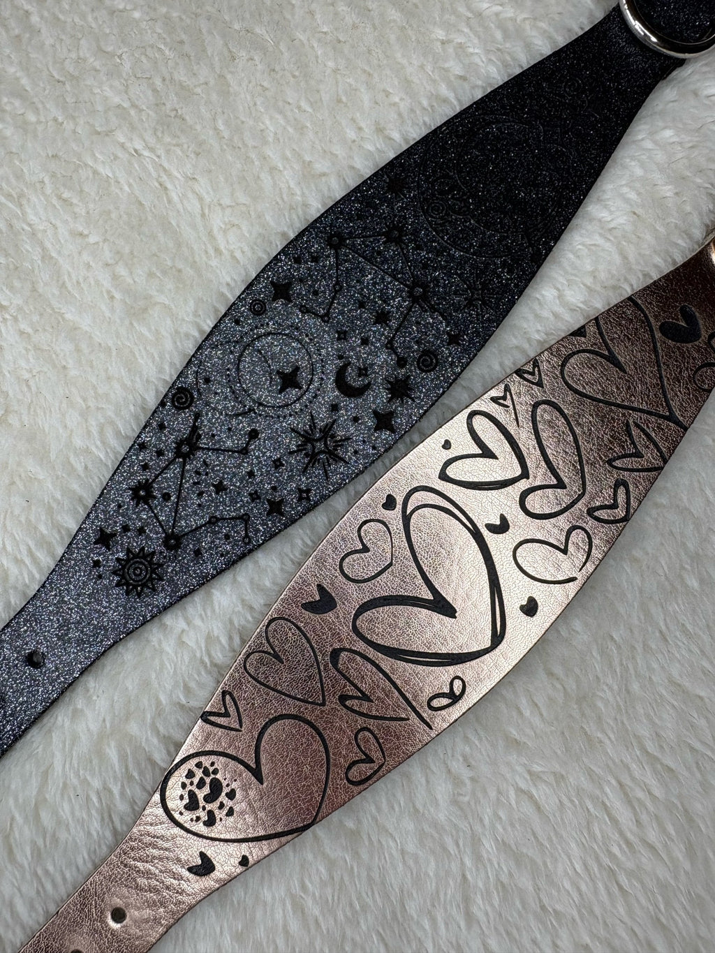 Leather Collar - Constellations