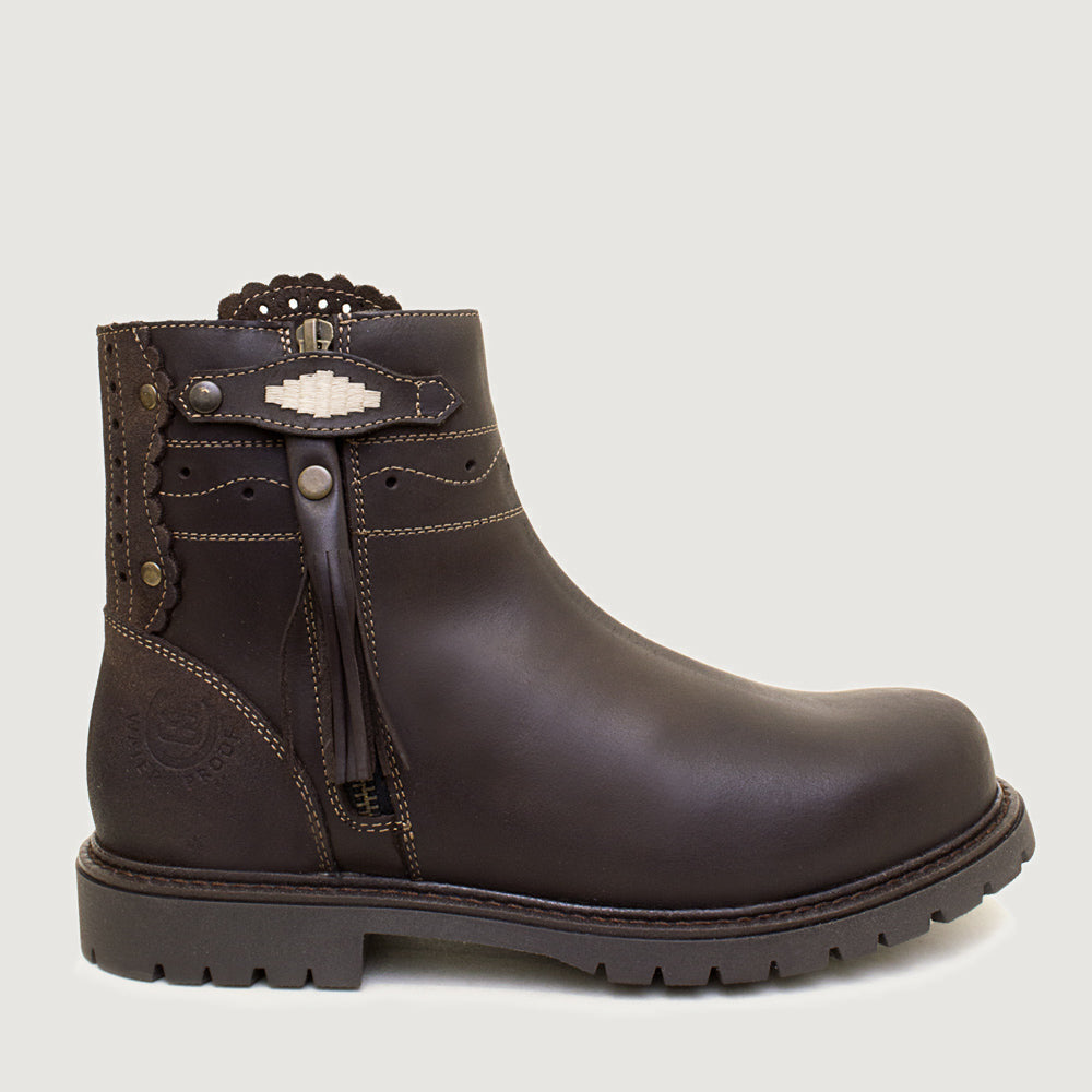 Hudson Ankle Waterproof Boots - Chocolate