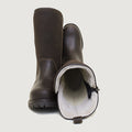 Quebec Waterproof Zip-up Wool Lined Boots - Brown