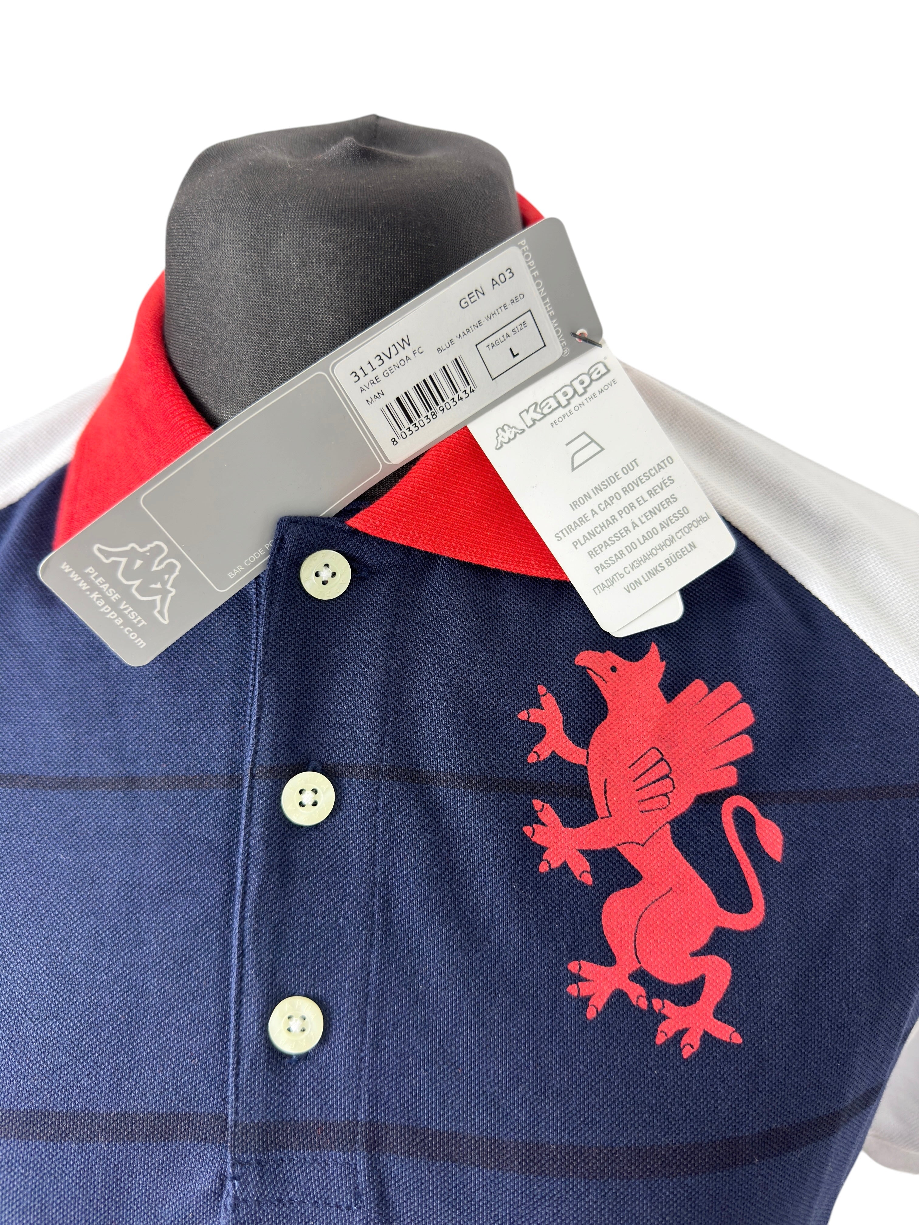 Genoa 2020-21 Polo - Size L (M Fit) - BNWT