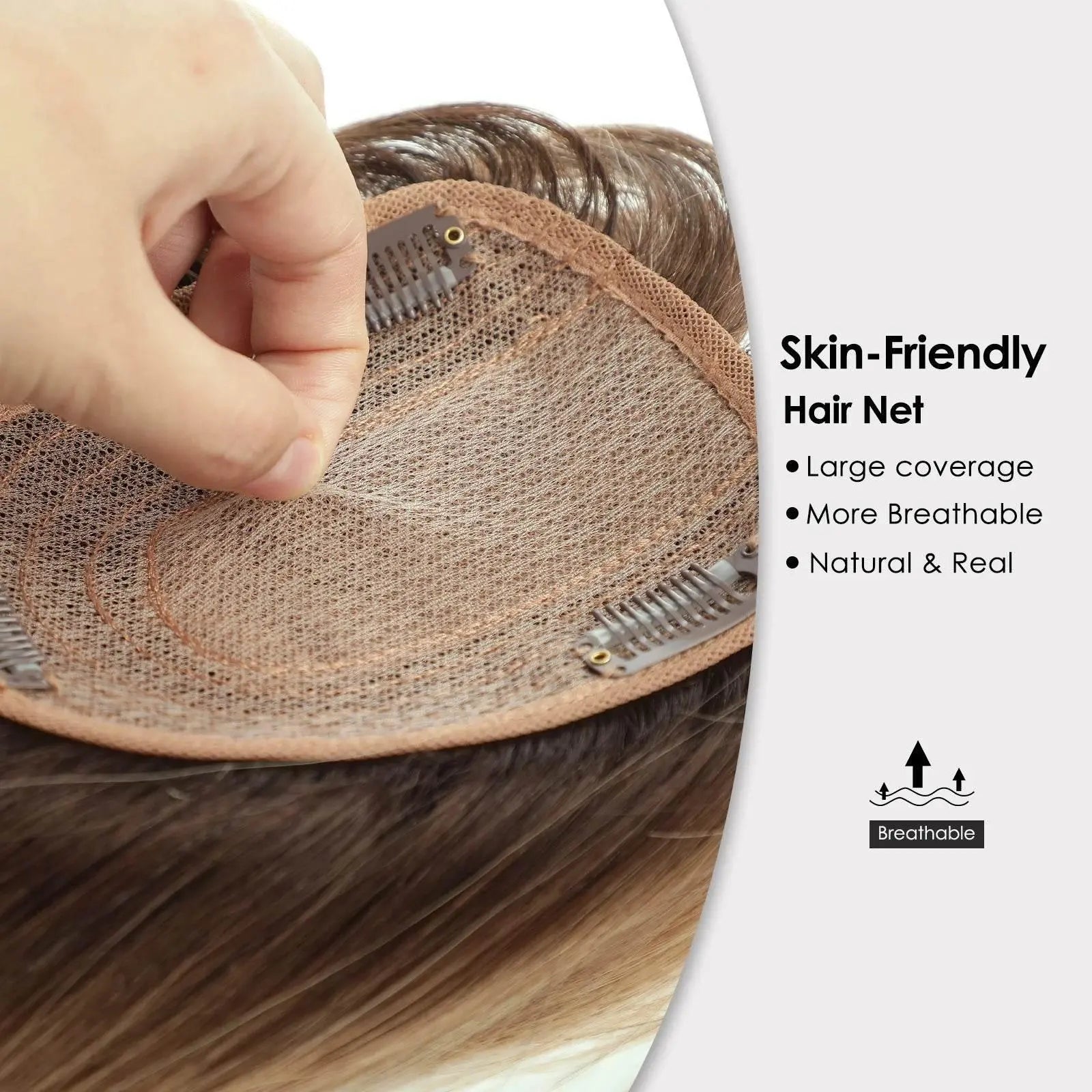 Blonde Ombre Silk Hair Topper