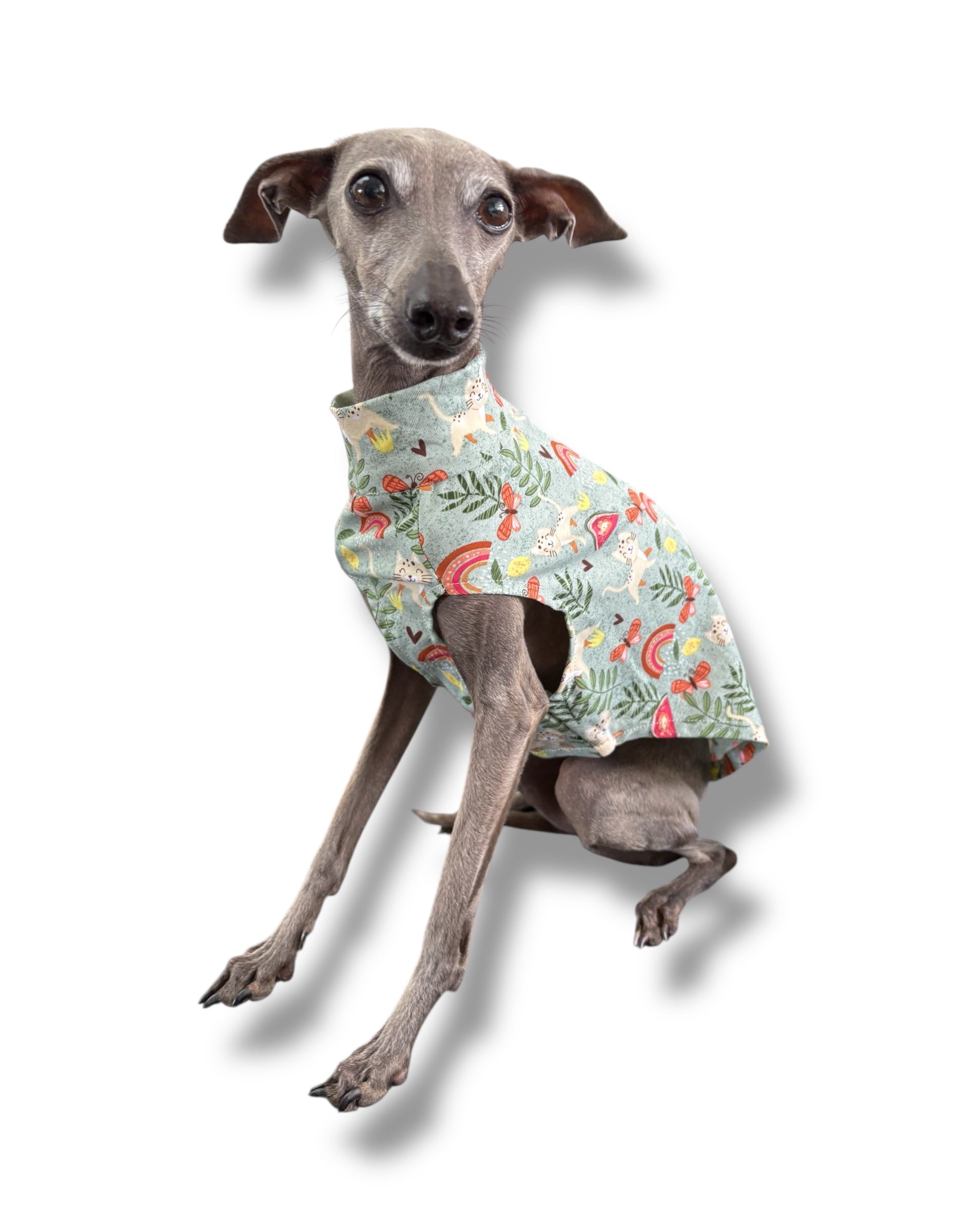 Jersey Vest - Sage Kitties