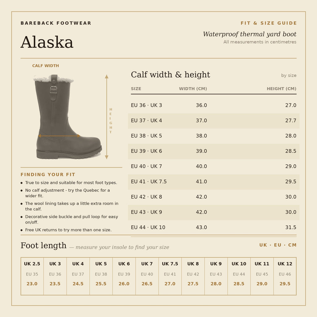 Alaska Storm Waterproof Boots - Brown