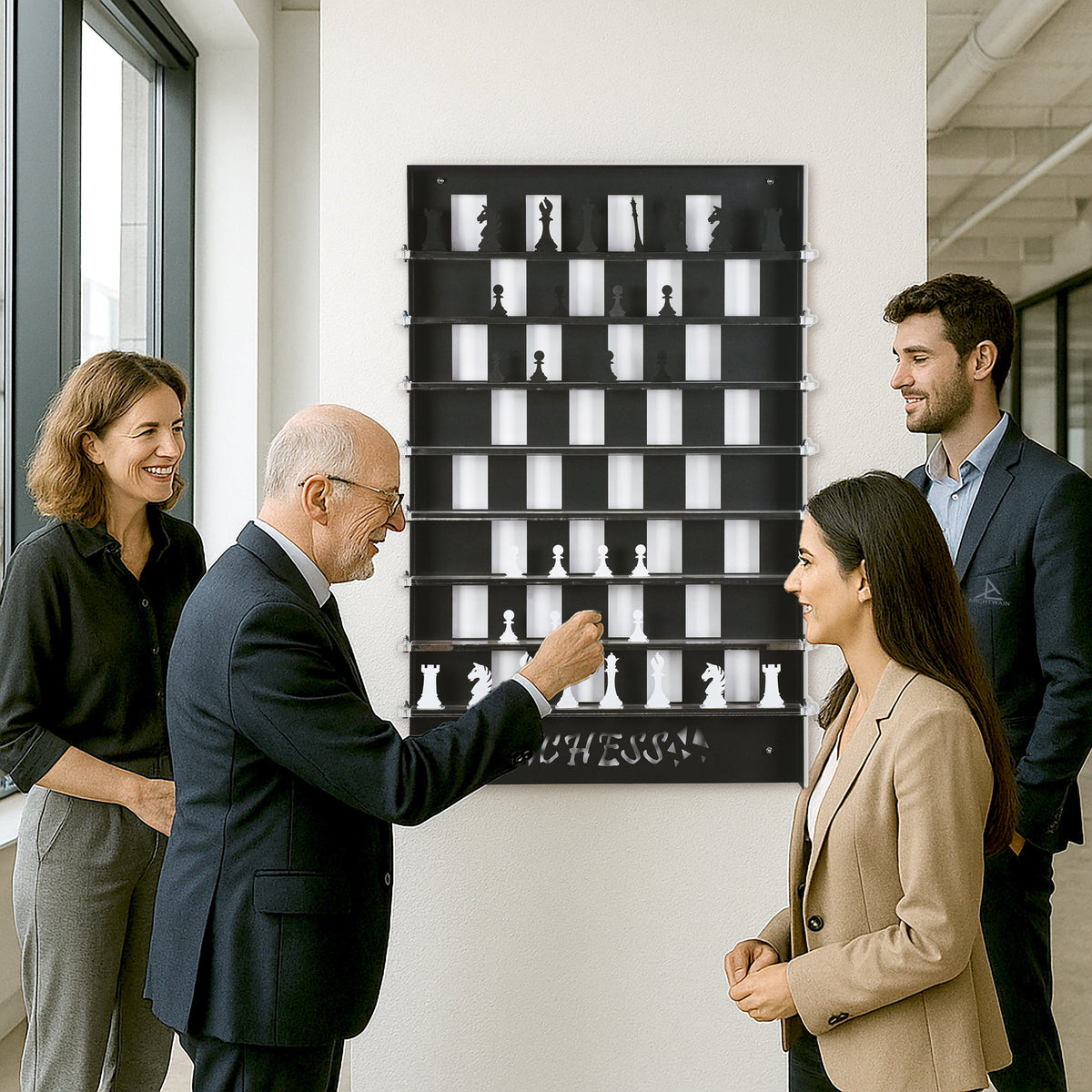 Chess Wall Game
