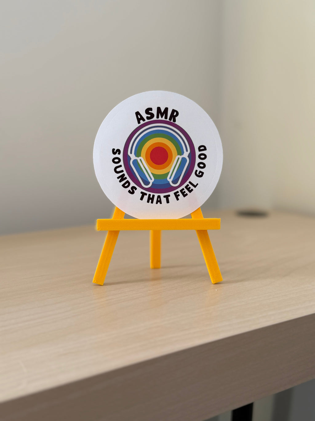ASMR Sounds That Feel Good Sticker | Cute Vinyl Laptop Sticker