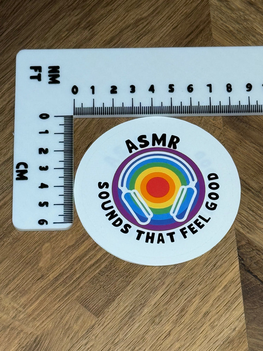 ASMR Sounds That Feel Good Sticker | Cute Vinyl Laptop Sticker