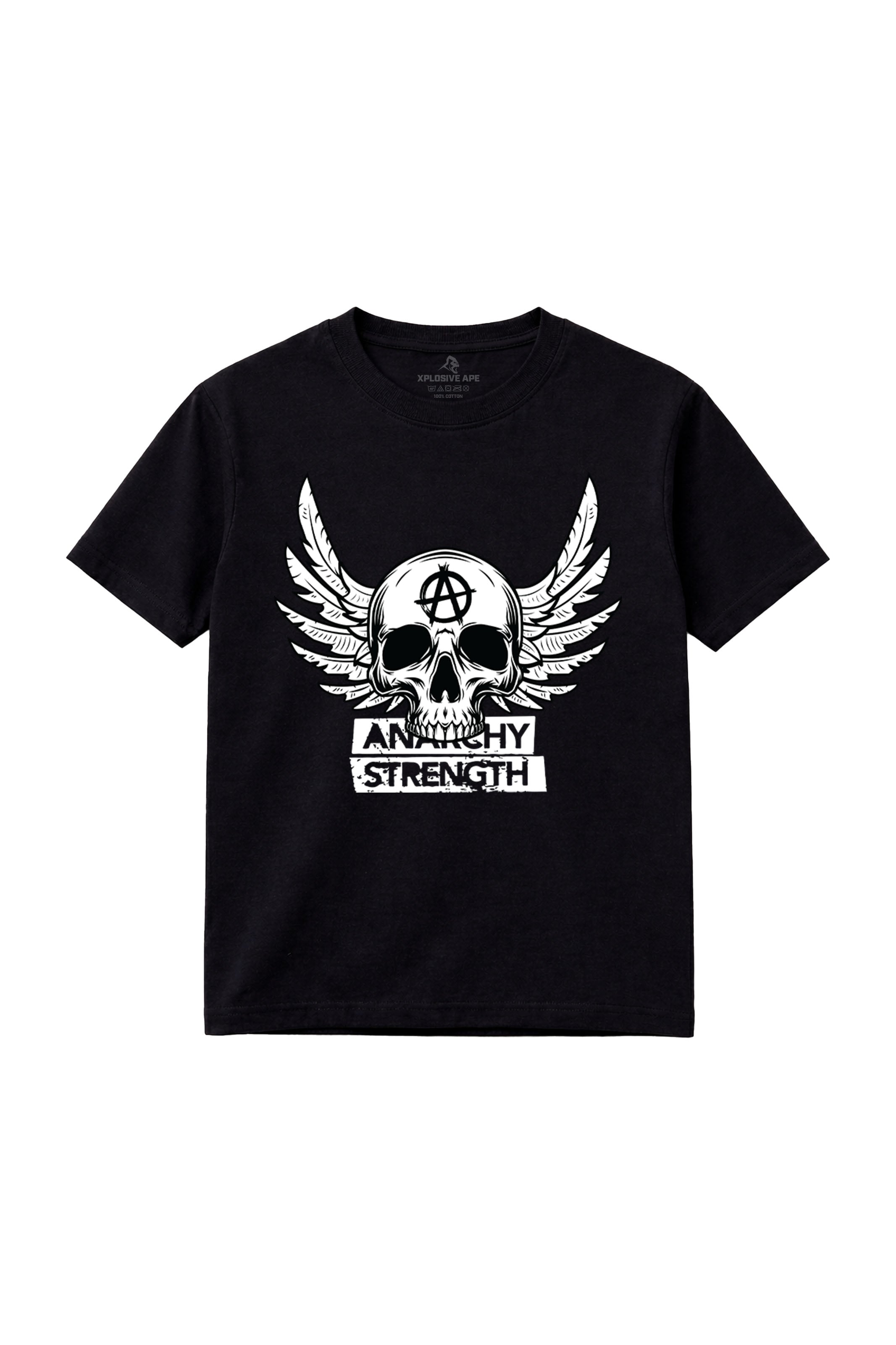 AS Skull Wings Tee - Black