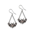 Alchemy Gothic Lunar Moth Earrings