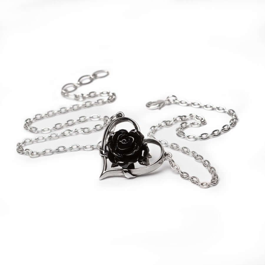 Alchemy Gothic Heart of Blackness Necklace