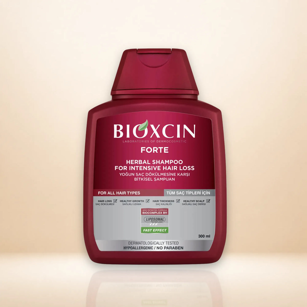 Bioxcin Dermagen Forte Herbal Shampoo for Intensive Hair Loss and Thinning