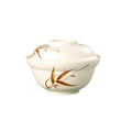 Bamboo Pattern Bowl with Lid 155x107mm